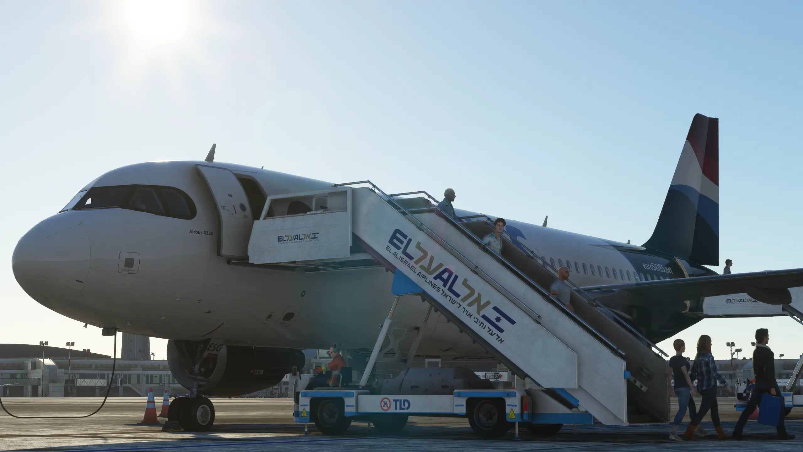 euroSKIES virtual airline airbus in israel