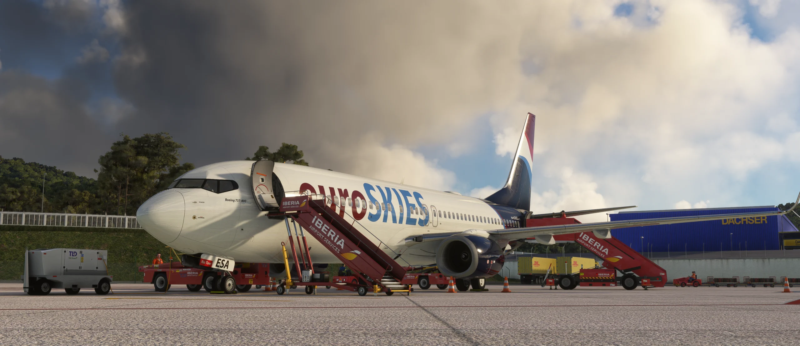 euroSKIES virtual Airline PMDG Boeing 737-800